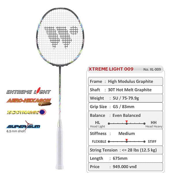 Vợt Cầu Lông Wish Xtreme Light 009