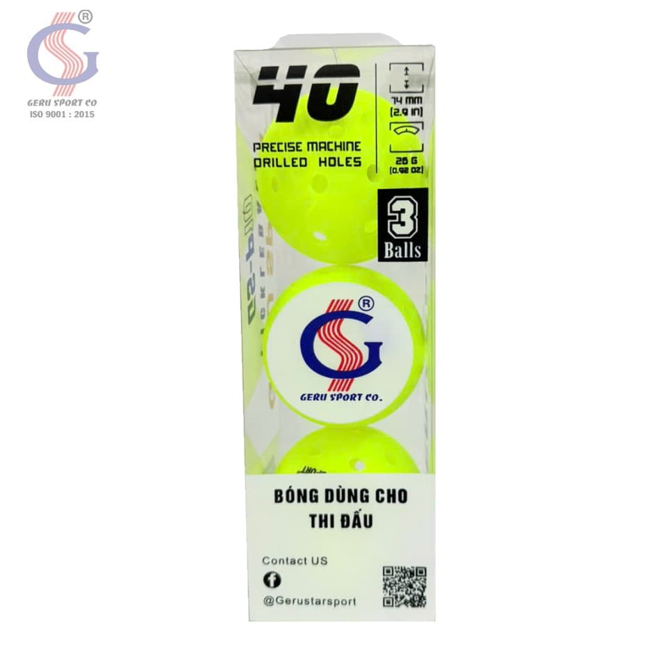 Bóng Pickleball Thi Đấu Geru