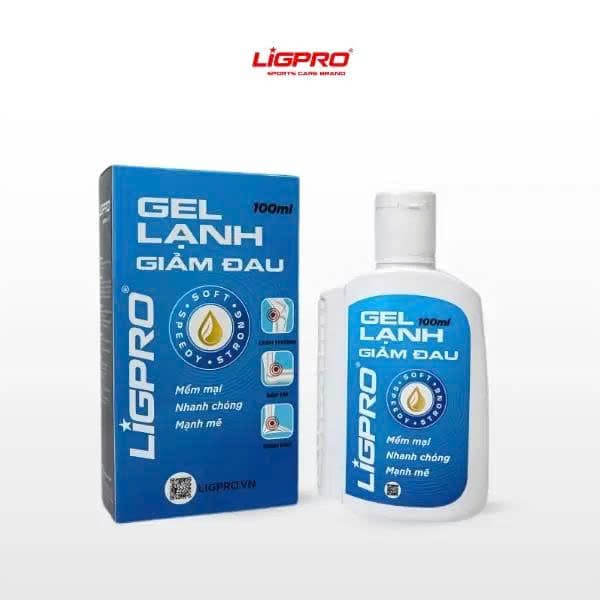 Gel Lạnh Giảm Đau Ligpro (chai 100ml)