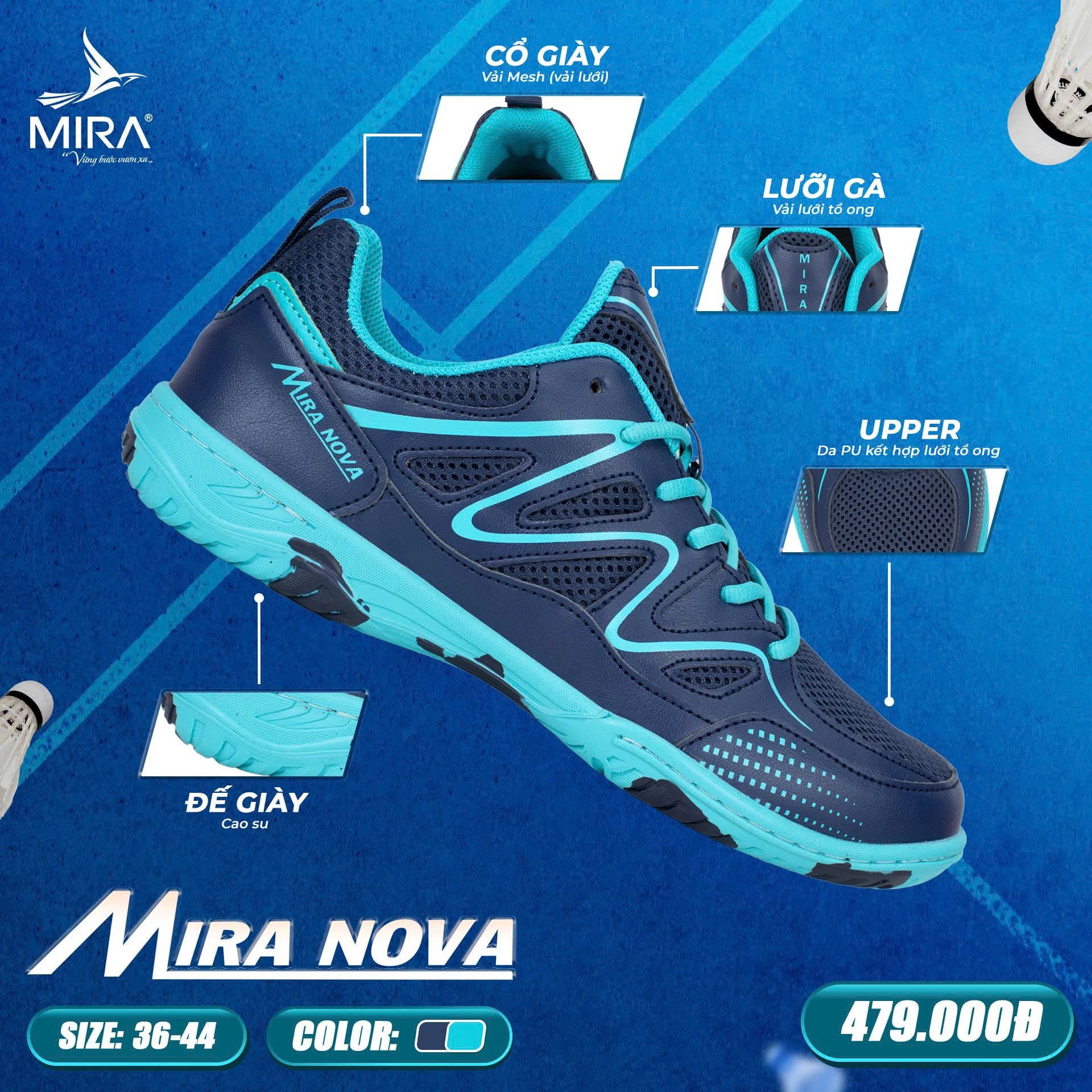 Giày Cầu Lông Mira Nova